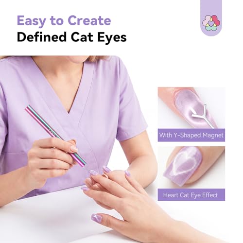 SAVILAND Ultra-Strong Cat Eye Magnet Holographic Nail Magnet Stick 1-Cat Eye