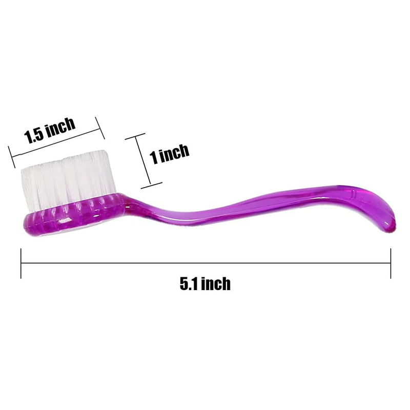 Ipetboom Hamster Guinea Pig Brush - 4pcs Small Pet Bath Brush Bunny Accessories - Hamster Shower Brush Massage Accessories - Shower Comb for Pet Nail Cleaner Plastic 13x4.5cm Random Color - BeesActive Australia