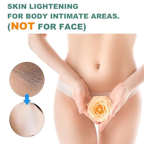 Skin Bleaching Cream Skin Lightening for Body Intimate Areas, Private Parts, Underarm, Knees, Elbows, Inner Thigh, Bikini Area, Whitening Cream Dark Spot Remover For Intimate Areas (1FL OZ) 1 Fl Oz