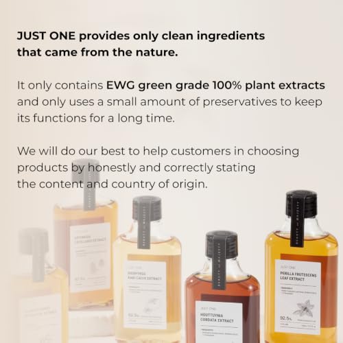 BOM Cosmetics Just One Perilla Frutescens Leaf Extract 5.07 Fl. Oz, Facial Toner with 100% Herbal Extract, Soothing Toner, Sensitive Skin, Vegan, Korean Skincare