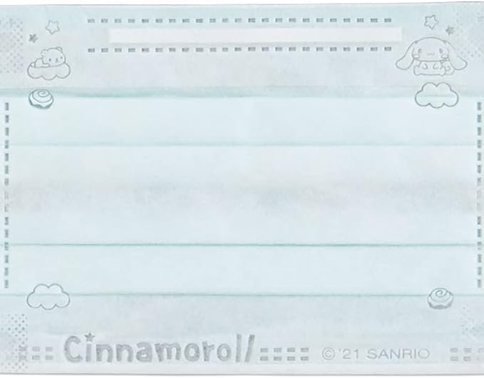 Sanrio 186775 Non-woven Fabric 30 Piece Box for Children, Cinnamoroll, Pleated Type, Individually Packaged, Ear-friendly, Nose Fitter, Character - BeesActive Australia