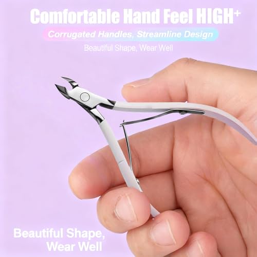 Kylara Cuticle Trimmer,Professional Cuticle Nippers,Stainless Steel Cuticle Cutter and Clippers Rustproof Durable Nail Art Tools for Toenails & Fingernails & Women,Salon and Home Use(1PCS) Cuticle Nipper 1PCS
