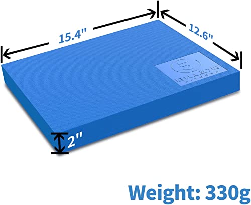 Foam Balance Pad,5BILLION Stability Pad for Physical Therapy,Non-Slip Exercise Balance Pad for Balance workouts,Yoga Knee Pad for Gym Fitness Stretching Pilate Blue-L