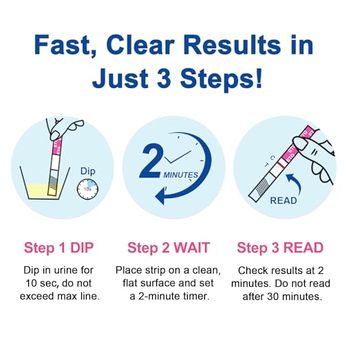 ETG Alcohol Urine Strips, High Sensitivity | Rapid 2-Minute Results for Home/Workplace/Rehab Testing | 24-80 Hour Detection Window [8 Pack] Purple