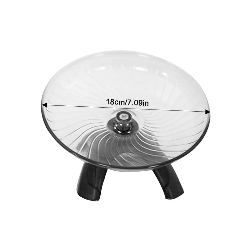 Hermit Crabs Wheel, Hamster Running Wheel,Mouse Wheel for PP Cage,Chinchilla Wheel Attach to Cage,Tortoise Wheel,Hamster Flying Saucerm,Silent Hamster Wheel(Size:7.09inch) 7.09inch - BeesActive Australia