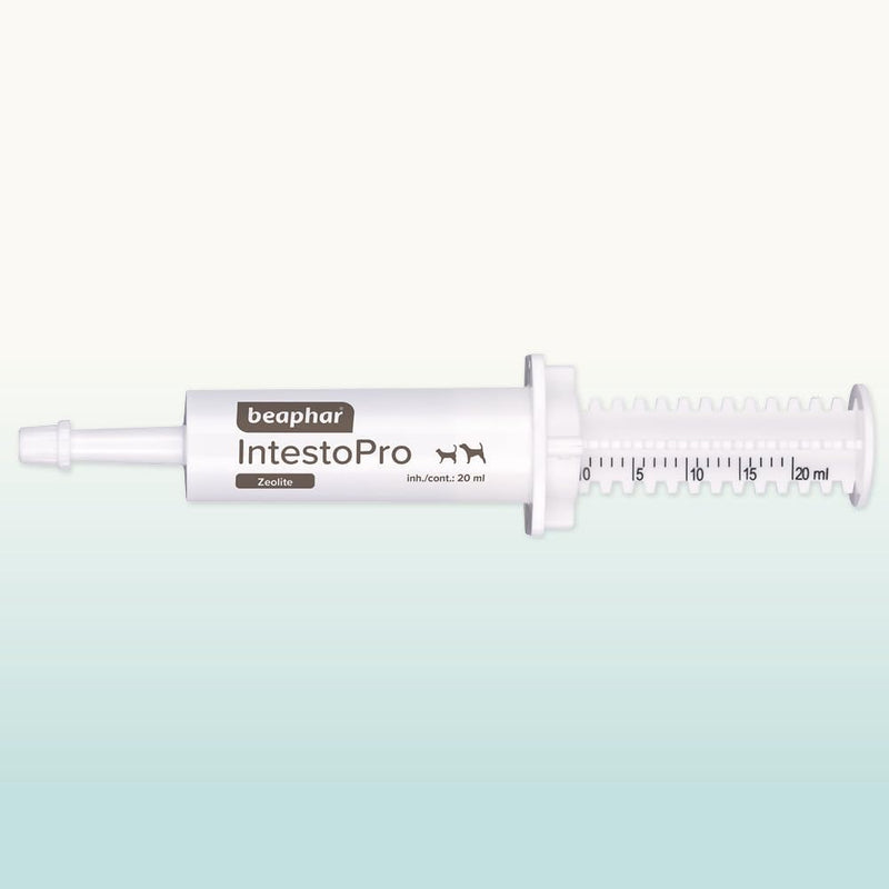 BEAPHAR - IntestoPro Paste for Cats - With Zeolite - With MOS & FOS - Supports the Balance of Intestinal Function - 20 ml - BeesActive Australia
