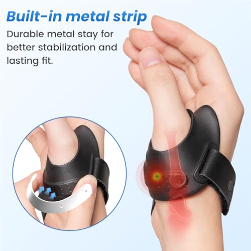 Velpeau Flexible CMC Thumb Brace for Arthritis Pain Relief Support, Left S Left Hand Small