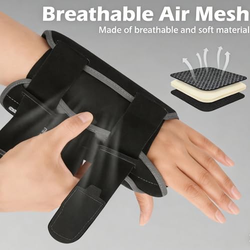 TIMTAKBO Carpal Tunnel Wrist Brace for Wrist Pain Relief(Left Hand Medium) Left Hand