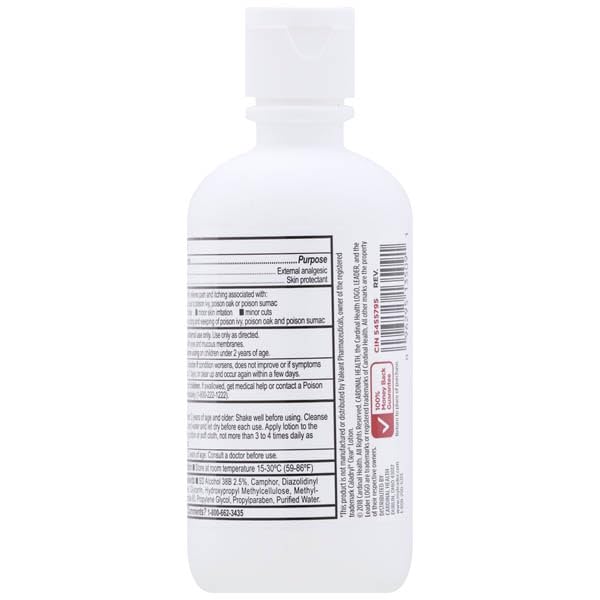 Leader Medicated Calamine Clear Lotion, Anti-Itch, External Analgesic Skin Protectant, Relieves Minor Skin Irritations, Poisen Ivy, Poisen Oak,Insect Bites, 6 oz