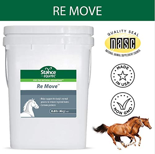 Stance Equitec Re Move - Horse Supplements That Support The Body's Normal Process to Remove Ingested Toxins, Contains Probiotics - 1.8 lb - BeesActive Australia