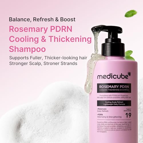 medicube Rosemary PDRN Clarifying Thickening Shampoo, 13.52 fl.oz