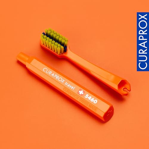 Curaprox Ortho Travel Set, Orange, Set with CS 5460 Ortho, Toothpaste, IDB