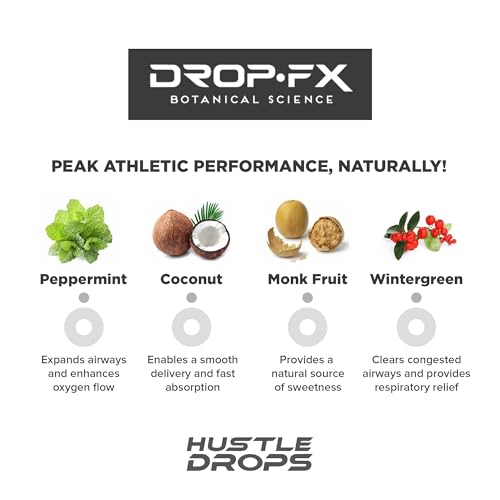 DROP FX Hustle Drops with Peppermint & Wintergreen for Respiratory Support