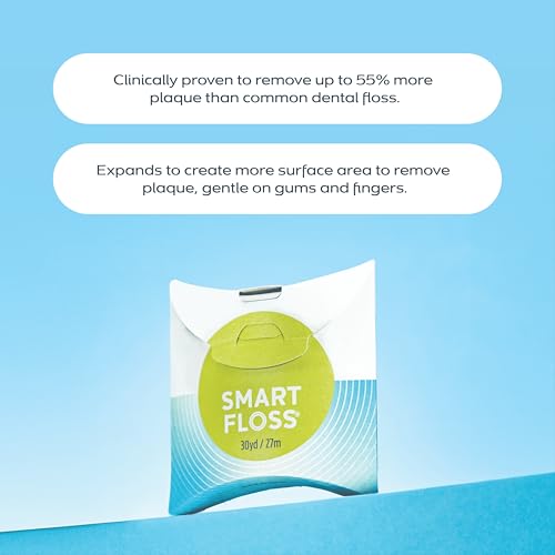 DrTung's Smart Floss - Natural Dental Floss, Cardamom Flavor - Pack of 6 90 Foot (Pack of 6)