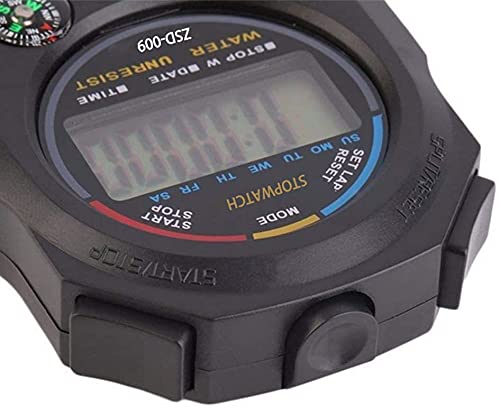 Multi-Function Electronic Digital Sport Stopwatch Timer, Large Display with Date Time and Alarm Function,Suitable for Sports Coaches Fitness Coaches and Referees (5pack) 5pack - BeesActive Australia