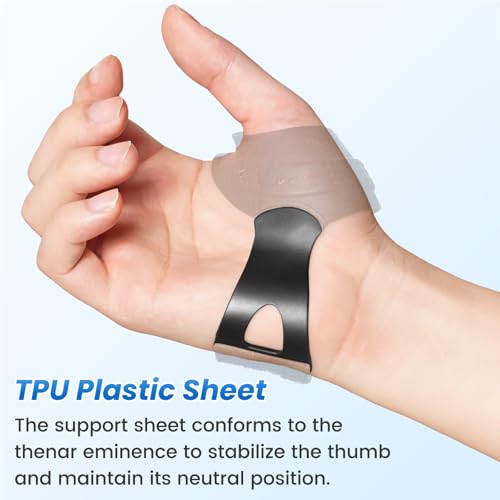 Velpeau Flexible CMC Thumb Brace for Arthritis Pain Relief Support, Left S Left Hand Small