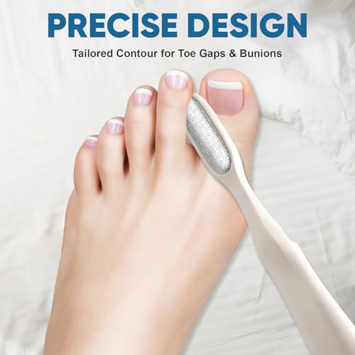TEAWOO 3 Pack Foot Files Callus Remover, Stainless Steel Foot Rasp and Foot Scrubber, Professional Pedicure Tools for Dead Skin, Hard Skin and Calluses Removal 3p
