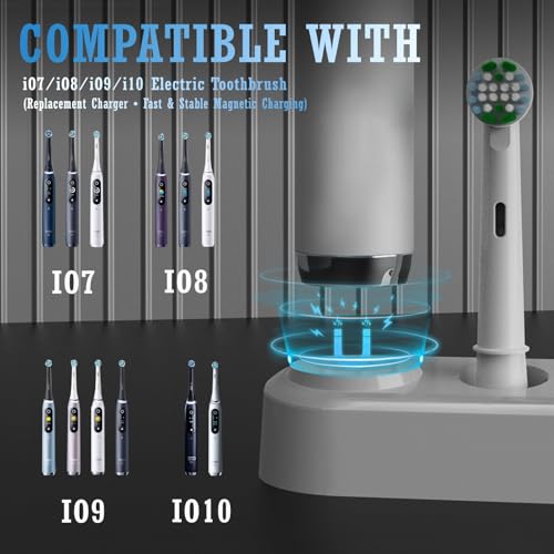 Magnetic Charger for Oral-B iO Series 7/8/9/10 Electric Toothbrush