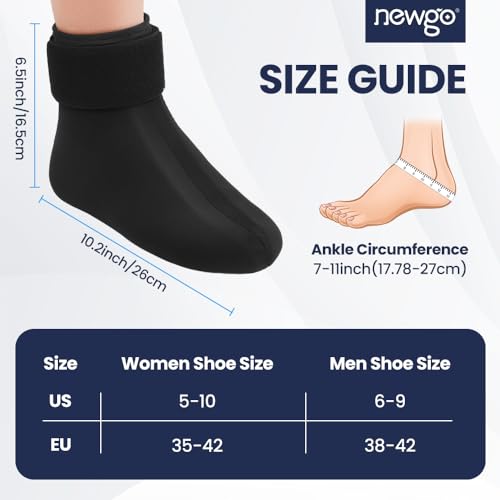 NEWGO Cold Therapy Sock, Ice Pack for Neuropathy & Plantar Fasciitis