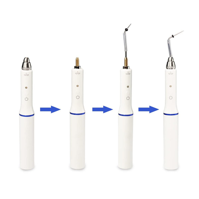 XUX Gutta Percha Obturation System Endo Heated Pen with 2 Tips Gutta Percha White