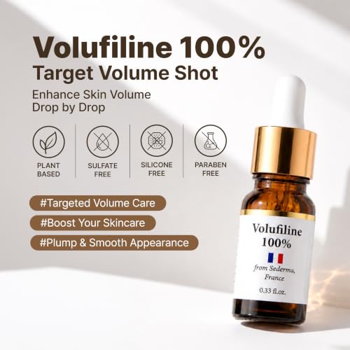 CELDYQUE 100% Pure Volufiline Concentrate Serum 2ea - Skin Firming Solution & Clinically Proven | Anti-Wrinkle, Enhances Facial Contours, Boosts Collagen for Sagging Mature Skin Korean Skincare Volufiline 2ea
