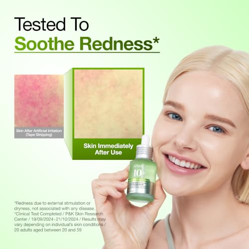 Anua Azelaic Acid 10 Hyaluron Redness Soothing Serum, 1.01 fl oz | Facial Serum for Blemish-Prone & Oily-Prone Skin, Lightweight & Hydrating Blemish Care, Hyaluronic Acid, Korean Skincare 1.01 Fl Oz (Pack of 1)