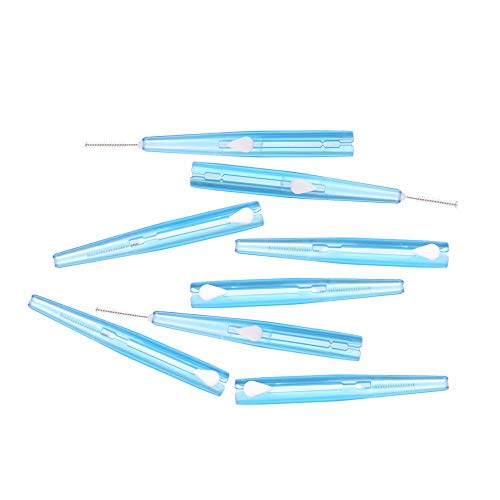 60Pcs Push-Pull Interdental Brush 0.7 MM Dental Tooth Pick Interdental Cleaners Orthodontic Wire Toothpick Toothbrush Oral Care (Pack of 2) 1 Count (Pack of 2)