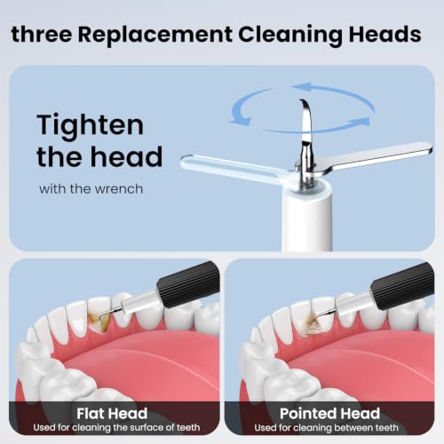 Ultrasonic Tooth Scaler Plaque Remover for Teeth - Tartar Remover for Teeth