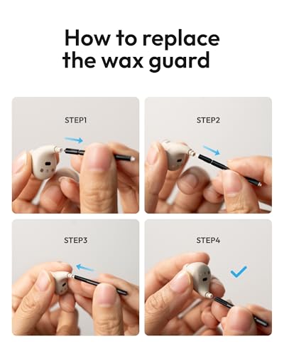 Wax Guard Filters for Wave & Wave Lite & Nano OTC Hearing Aids - 32 Count (4 Sets of 8)
