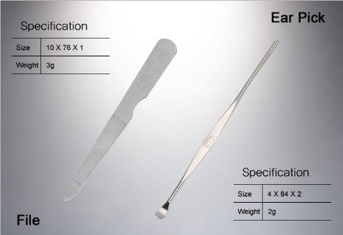 Korean Nail Clippers! Three Seven (777) Travel Manicure Grooming Kit Nail Clipper Set (6 PCs, 60KC), Made in Korea, Since 1975