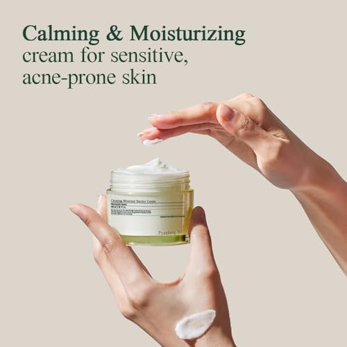Pyunkang Yul PKY Calming Moisture Barrier Cream Instantly Soothes Sensitive Skin, Hyaluronic Acid & Ceramide for Hydration, Vegan, Korean Skincare (3.38 Fl. Oz, 100ml) Calming Moisture Barrier Cream 3.38 Fl.oz.