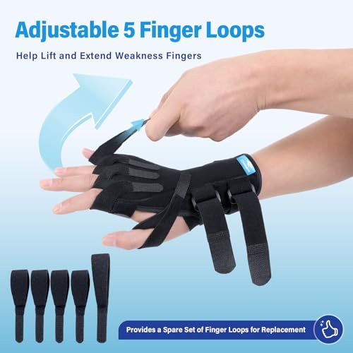 Radial Nerve Palsy Splint Wrist Drop Brace Fits Right & Left Hand