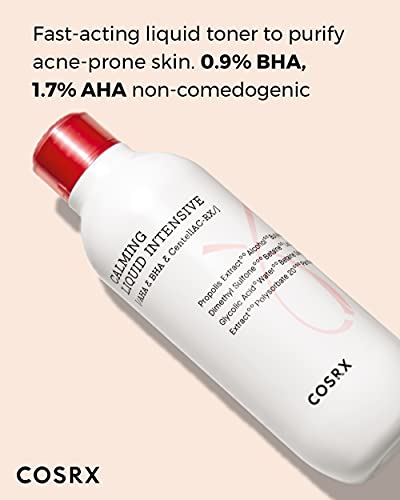 COSRX Acne Calming Intensive Toner, AHA BHA Toner, 4.22 fl.oz