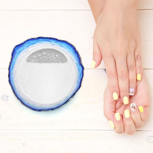 BESPORTBLE Nail Soaking Bowl Manicure Bowl for Gel Polish Removal and Cuticle Softening Nail Art Supplies for Home Diy Salon Use 5.00 X 5.00 X 2.04In 1 Pc