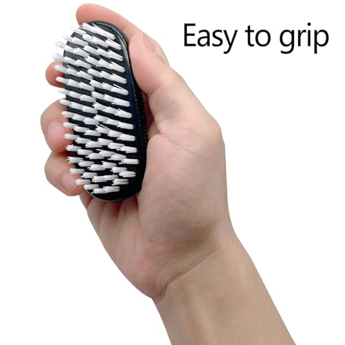 Nail Brush for Cleaning Fingernails Two Sided Hand Fingernail Scrub Brush Soft Stiff Bristles Nail Scrubber Brushes for men women kids,4 PCS