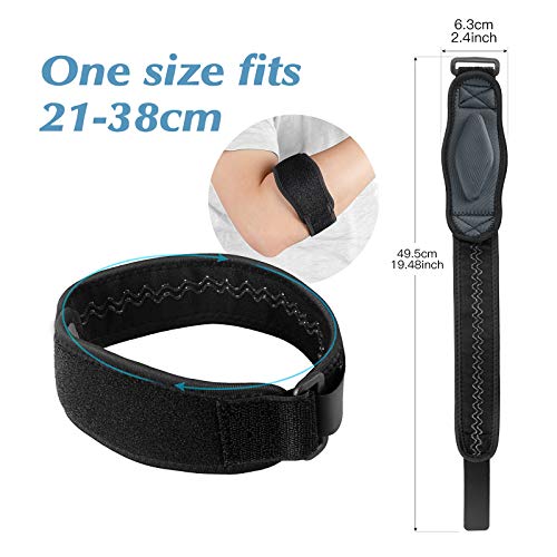 AGPTEK Elbow Brace 2 Pack, Thumb Spica Support Brace 1 Pack