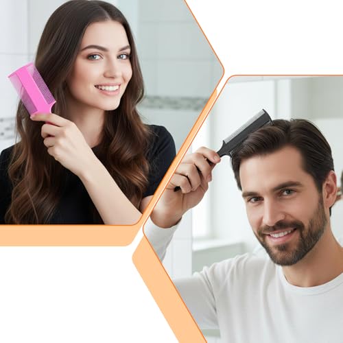 Ymapinc 6Pcs Lice Brush Comb with Long Handle, Pets Dog color mix-a