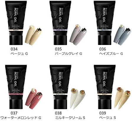 LALONA Acrylic Gel (Sparkling Color) (30ml) Sculpture Gel Nail Polygel Polymer Gel (040 Nude S) -  Australia