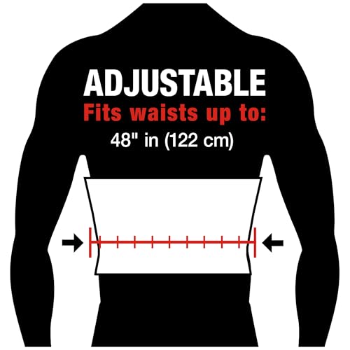 ACE - 902002 Adjustable Back Brace, Stabilizing Support and Comfort, Adjustable, Breathable, Full Range of Motion, from America's Most Trusted Brand of Braces, Black 1 Count (Pack of 1)