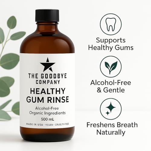 The Goodbye Company Gum Care Bundle – Neem & Clove Gum Treatment + Healthy Gum Rinse | Natural Oral Care for Gingivitis, Bleeding Gums & Fresh Breath | Non-Toxic, BPA-Free