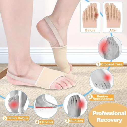 【ONE PAIR】 Bunion Corrector & Adjustable Toe Spacer for Women