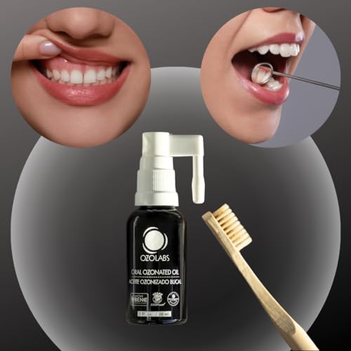 OZOLABS Oral Care Bundle – Ozone Toothpaste + Oral Ozonated Oil Spray | 100% Organic | Gum Health, Fresh Breath & Natural Whitening Dental Set