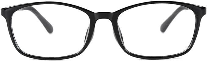 [MOOM] Comfortable and easy-to-use ultra-lightweight square glasses for men, relaxing glasses to wear at home, black color, with original soft case MM-200C1-NS-parent - BeesActive Australia