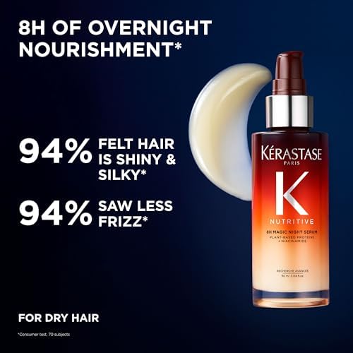 Kerastase Nutritive 8H Magic Night Serum – Overnight Dry Hair Treatment 1.01 Fl Oz (Pack of 1)
