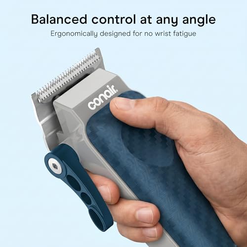Conair Rechargeable Hair Clippers Kit, Color-Coded Guide Combs, 17 Pieces