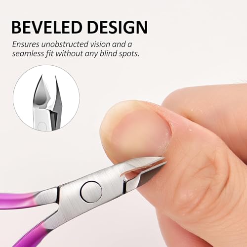 Cuticle Nipper Nail Clipper Remover Tool Kit Red, 1 Pack A3-rose
