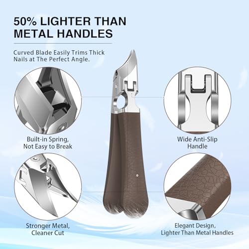 Eagle Beak Slanted Nail Clippers for Thick & Ingrown Toenails