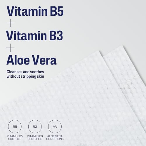 Cetaphil Cleansing Face & Body Wipes, Fragrance Free, 25ct, 3-Pack