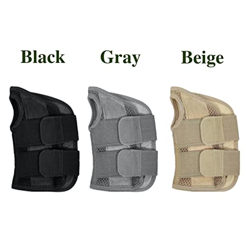 Wrist Brace for Carpal Tunnel Relief Night Support, Hand Brace with 2 Stays for Women Men, Adjustable Wrist Support Splint for Right Left Hands for Tendonitis, Arthritis, Sprains Small Left Hand-Gray-S/M