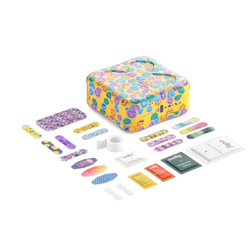 Welly First Aid Kit | FSA Eligible | Adhesive Flexible Fabric and Waterproof Bandages, Tape and Non-Stick Pads, Butterfly Strips, Triple Antibiotic and Hydrocortisone Ointments, Ibuprofen - 130 Count